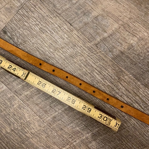 Zara vegan suede skinny brown belt - Picture 5 of 6